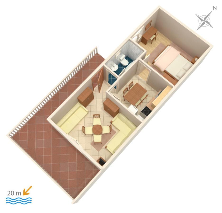 Apartment Milna 2461C Rukavac  Exteriér fotografie